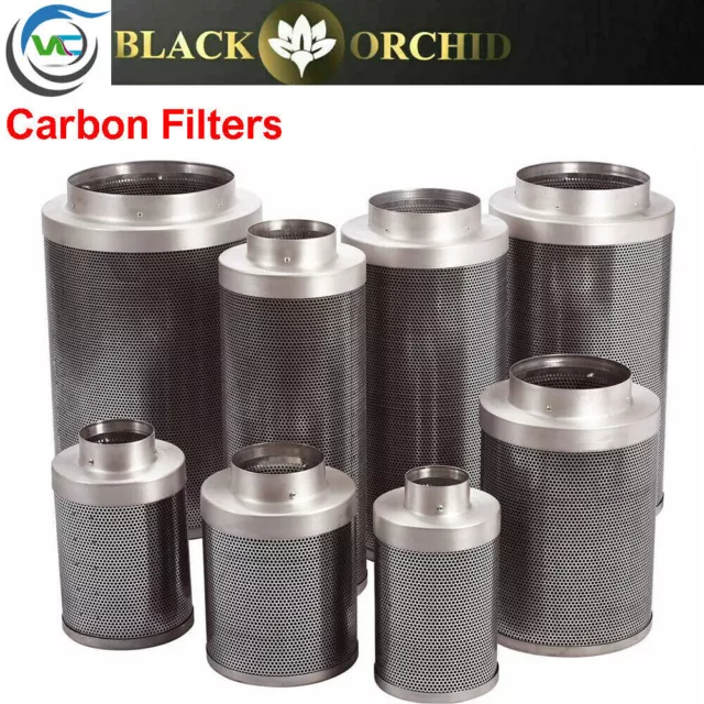Hydropoinc Grow Room Activated Carbon Filter 4 5 6 8 10 & 12" dia - up 2950 m3/h