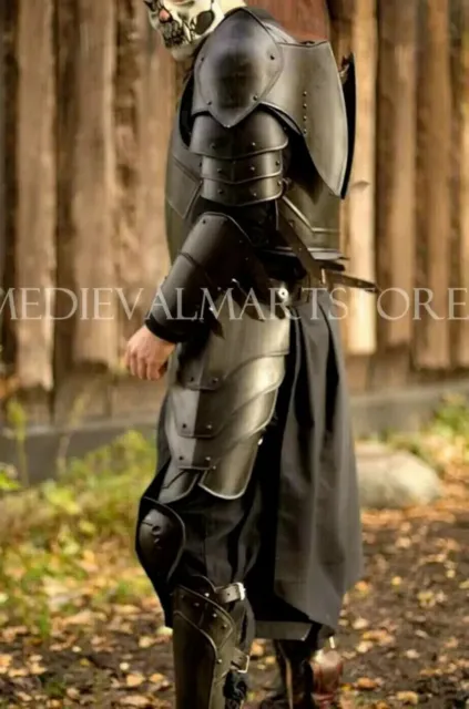 Medieval Full Body Armor Suit Undead Knight Fighting Armor Suit Cuirass Xmas gif