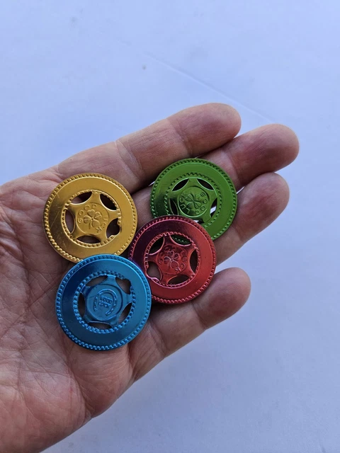 4 Blank Fair Souvenir Good Luck Medal - Token - Coin - US Horseshoe / Crown