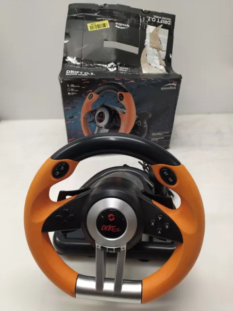 SPEEDLINK DRIFT O.Z. Racing Wheel USB Gaming Lenkrad für PC -  Schwarz/Orange EUR 50,39 - PicClick DE