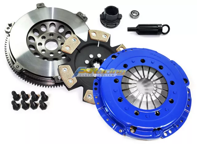 FX STAGE 4 CLUTCH KIT & CHROMOLY RACE FLYWHEEL for 01-06 BMW M3 E46 3.2L S54