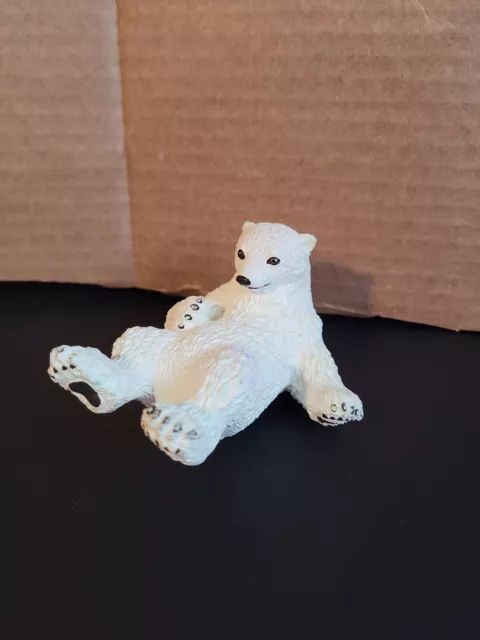 1990 Safari LTD Polar Bear Animal Figure Toy
