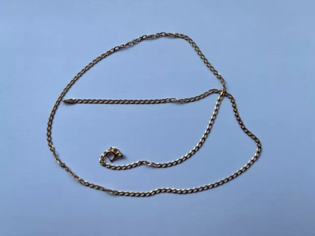 Ladies 9 ct Gold Italian 18 Inch Chain