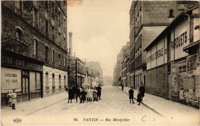 CPA PANTIN RUE Montgolfier (1353048) EUR 7,99 - PicClick FR