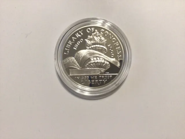 2000P Library of Congress Proof Silver Dollar