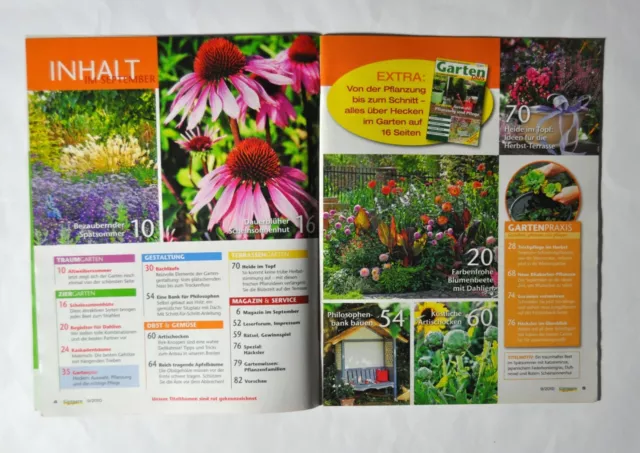 Garten Zeitschrift "Gärtnern leicht gemacht" Herbst 9/2010 + Extraheft 3