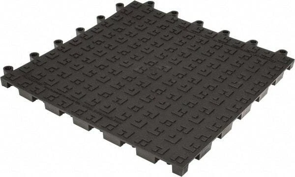 Wearwell 18" Long x 18" Wide x 7/8" Thick, Anti-Fatigue Modular Matting Solid...