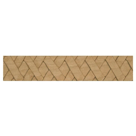 OSBORNE WOOD PRODUCTS 891923BAS 1 x 1/2 x 96 Basket Weave Chair Rail in Basswood