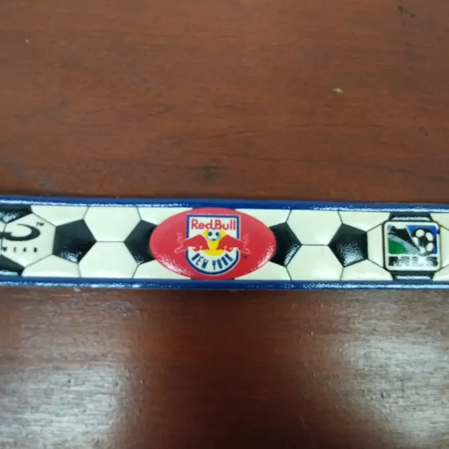 MLS New York Red Bull Classic Soccer Bracelet Gamewear Brand Football Toggle 2