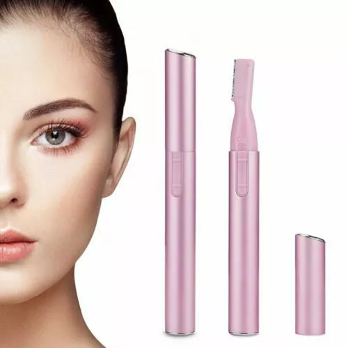 Electric Eyebrow Trimmer Shaver Razor Facial Hair Remover Shaper Ladies Women UK