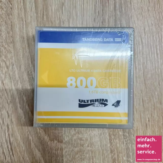 Tandberg Data LTO Ultrium 4 Data Cartridge 800 GB / 1.6 TB compressed