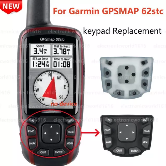 Keypad For Garmin GPSMAP 62stc Handheld GPS Navigator Keyboard Button Repair BN