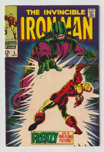 The Invincible Ironman. # 5, 6 & 7 Marvel 1968
