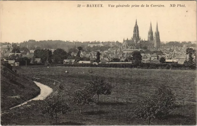 CPA BAYEUX Vue Generale prise de la Carriere (1227685)