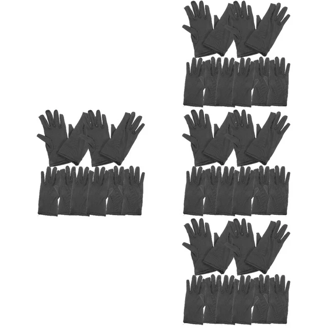 20 Pairs Outil De Travail Serre Gants D'entraînement Jardinage Blancs Ménage