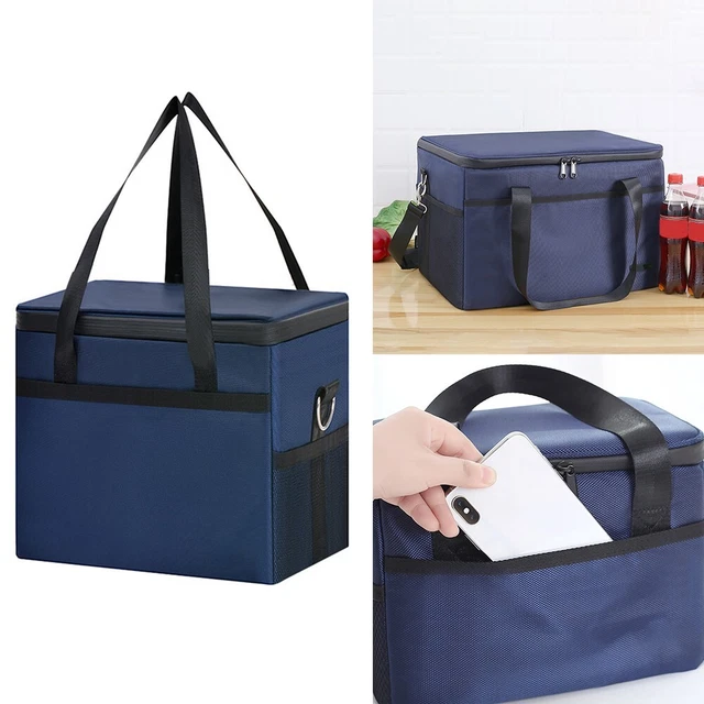 Sac Pique-nique Pliable Isotherme Avec Couverture Lot 4 Personnes Neuf
