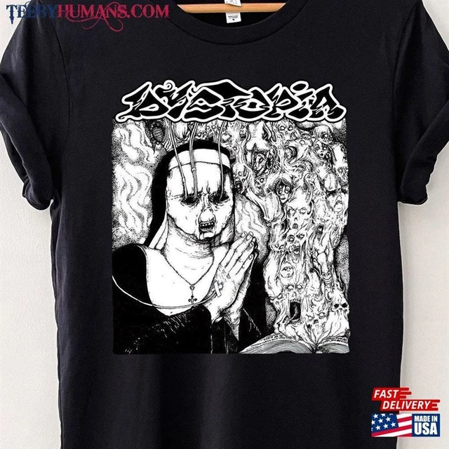 Dystopia Crust Punk Band Vintage Graphic Shirt Unisex Cotton Men Women KV9175