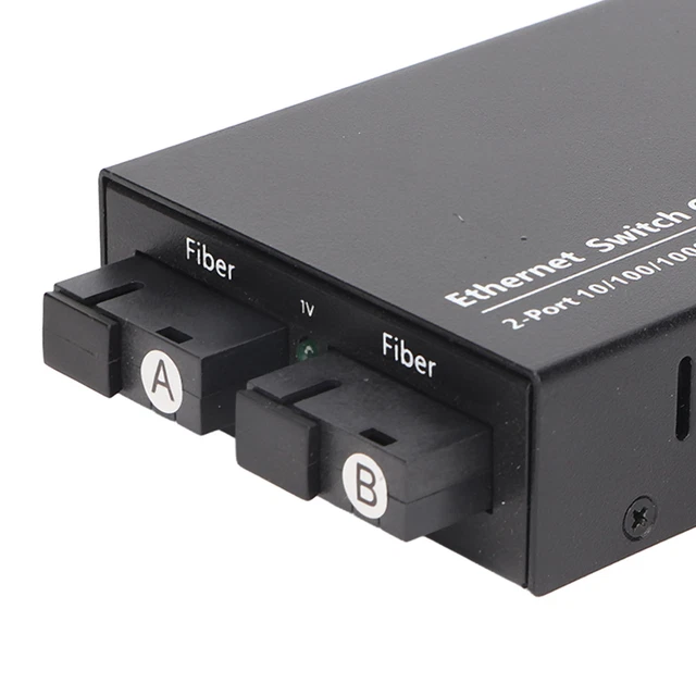 (Prise UE) Convertisseur De Média Optique Commutateur Ethernet