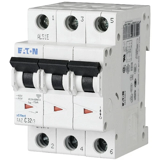 Eaton 278876 FAZ-C32/3 Interruttore magnetotermico 32 A 400 V/AC