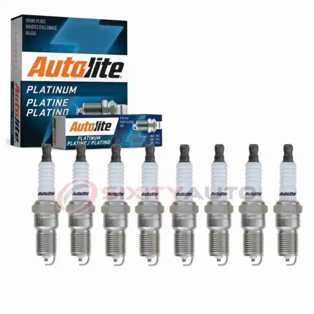 8 pc Autolite Platinum Spark Plugs for 2009 Lincoln Town Car Ignition xi