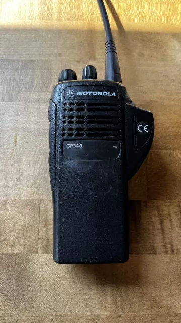 Motorola GP340 handheld two-way radio walkie talkie