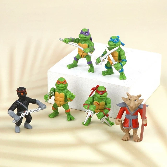 6PCS Teenage Mutant Ninja Turtles Classic Collection Action Figures Toys X Mas