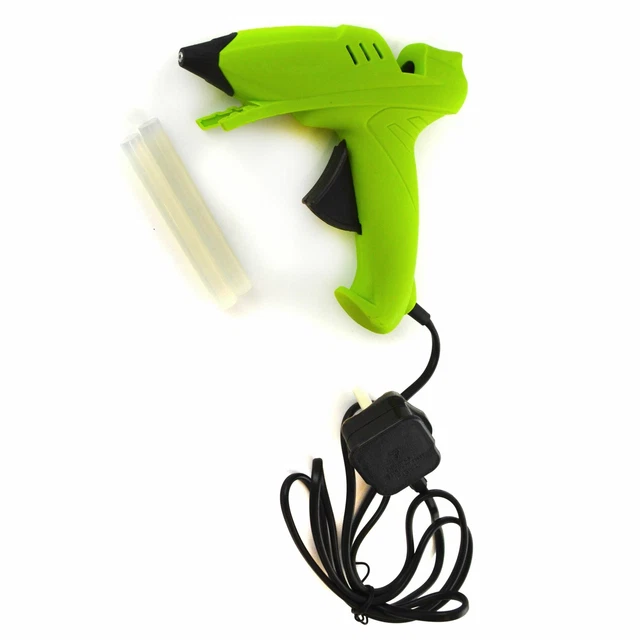 Klebepistole 40W Heißschmelzkleber Wärme elektrischer Auslöser & 2 Klebesticks Minen TE953