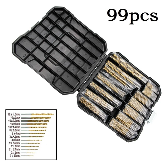 Drill Bit Power Tools With Storage Case For Wood Metal Metal Hole Grooving