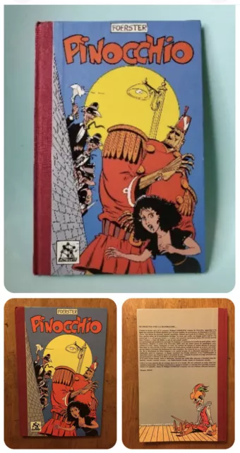 Vtg Pinocchio Foerster Book HC Comic Magic Strip Hardcover Collectible 1983
