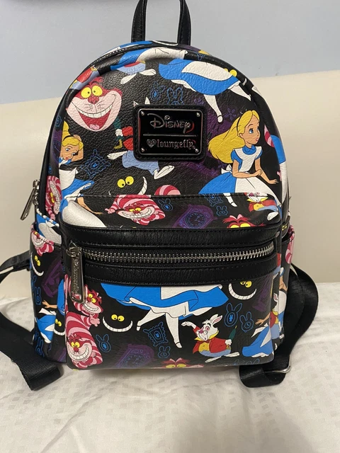 Alice In Wonderland OG Heart Loungefly Disney Mini Backpack Extremely Rare!