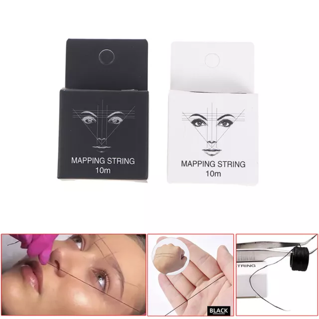 Herramienta de línea de hilo de microblading de cuerda de mapeo pretintado 10m/32,8f&