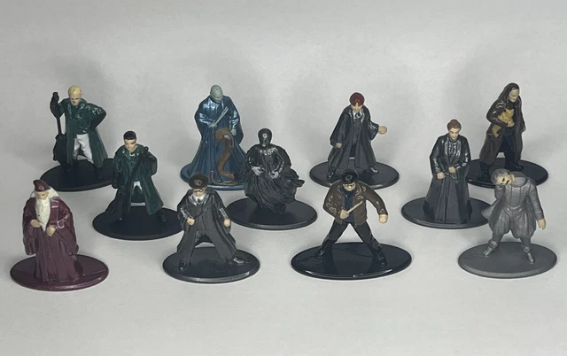 ✅ LOT OF 11 HARRY POTTER Nano Metalfigs (Ron Harry Hermione Dumbledore Filch +6)