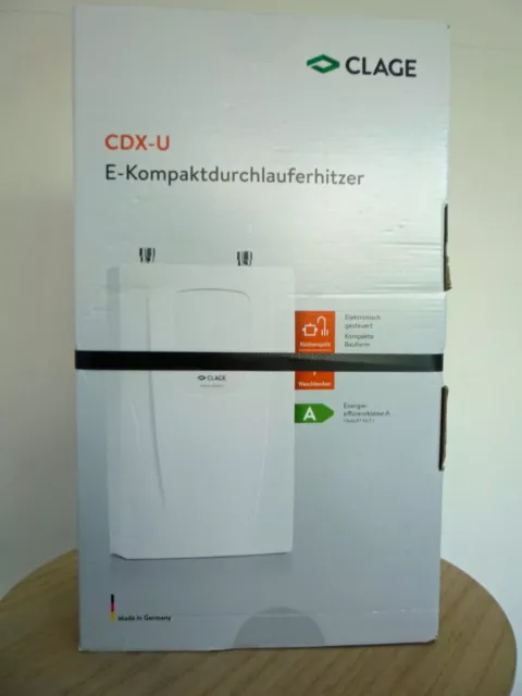 Clage durchlauferhitzer CDX11-U 