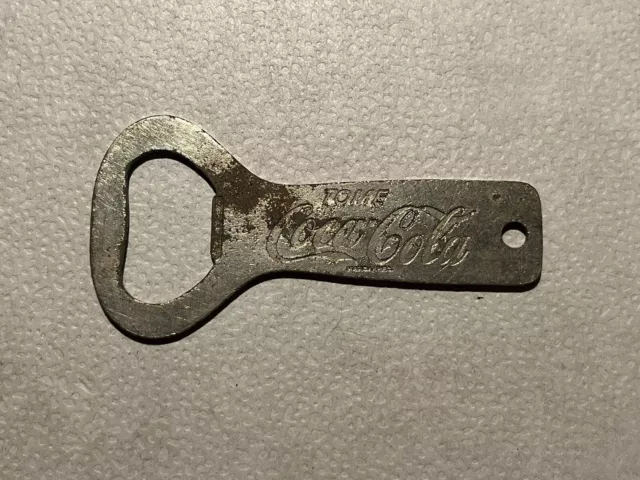 Vintage Mexican TOME COCA COLA COKE Bottle opener handle metal adv From 1950's