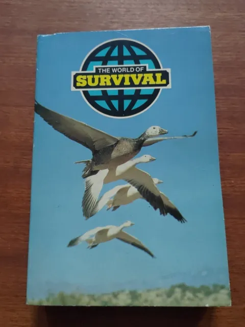 Vintage The World Of Survival By Sir Peter Scott Audio Cassette And 30 Slides