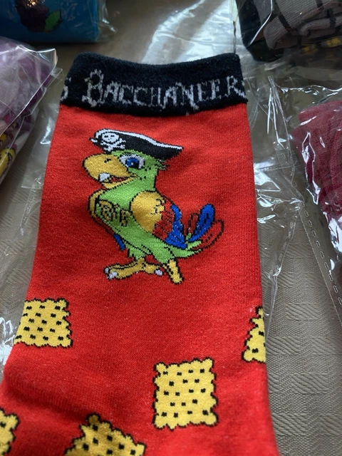 BACCHUS 2025 BUCCANEER Sock New Orleans Mardi Gras Krewe Favor £18.52 PicClick UK