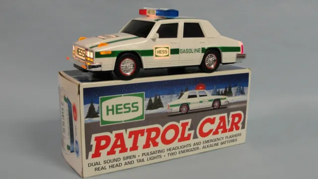 Hess Gasoline Patrol Car With Lights & Sound  W Box 1993  Good Working Condition