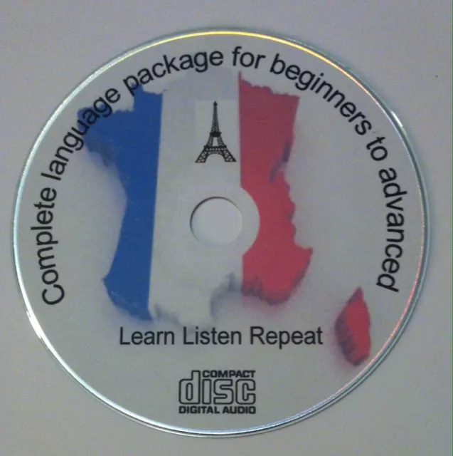 Learn to speak French Audio CD - Intermediate French Language Course FREE P&P