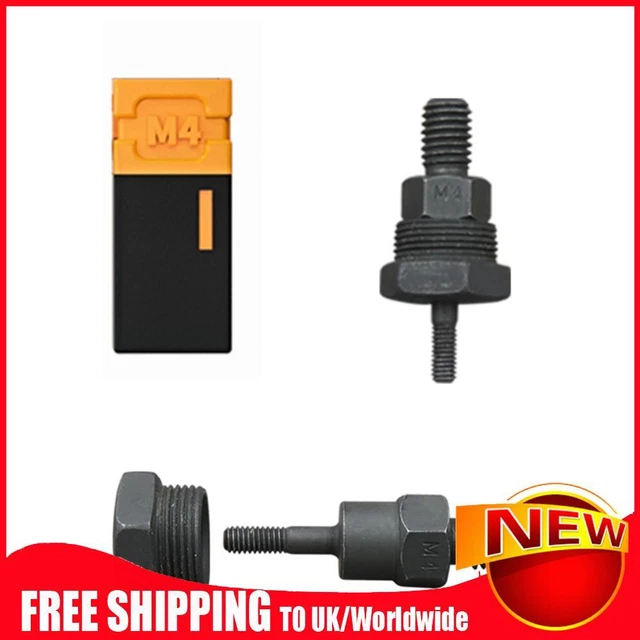 Rivets Nuts Insert Flat Head Threaded for Hand Riveter Gun Tools (M4)