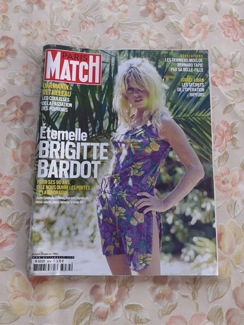 Pochette Tissu Collector BRIGITTE BARDOT Vintage - Édition Paris Match | Fourre-tout Beige Fermeture éclair