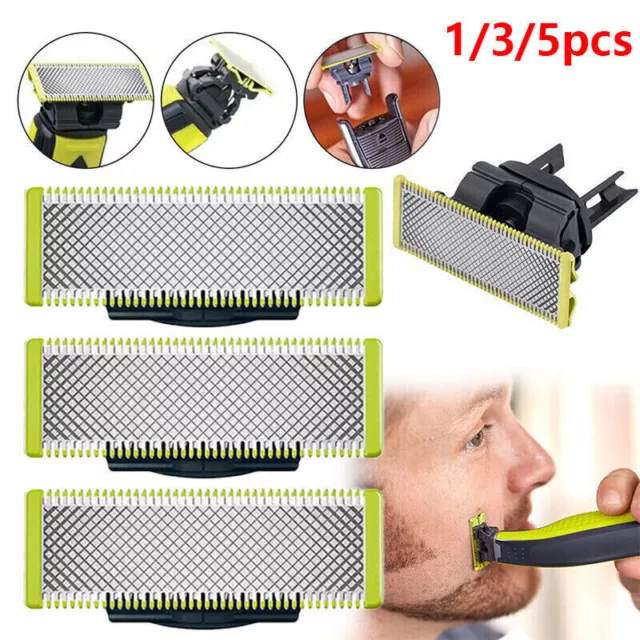 5X OneBlade Ersatzklingen Pack Herren Rasierer Ersatz ZubehöR for Philips Neu