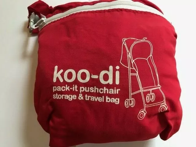 koo di red pack it poussette poussette rangement sac de voyage neuf sans étiquettes universel