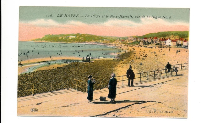 C13649 - Une Carte Postale Ancienne - LE HAVRE - La Plage et le Nice-Havrais