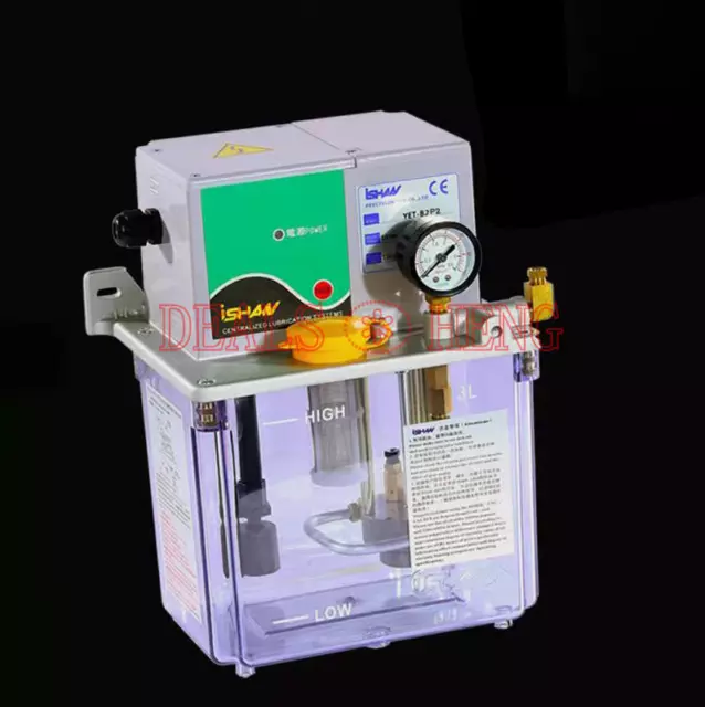 ISHAN YET-B2P2-3L 110V Pompa olio lubrificante per macchina iniezione olio elettrica