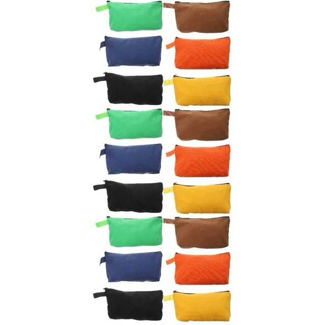18 pcs Zipper Pouches Garden Tools Bags Tool Storage Pouches Tool Organizer Bags