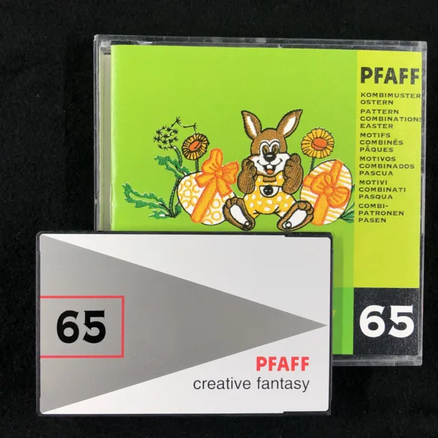 Tarjeta de diseño de bordado creativo Pfaff #65 Pascua para 7570 2140 2160 2170