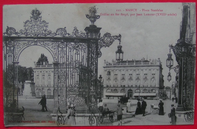 CPA - NANCY (54) - PLACE STANISLAS - SCENE ANIMEE   / XXe