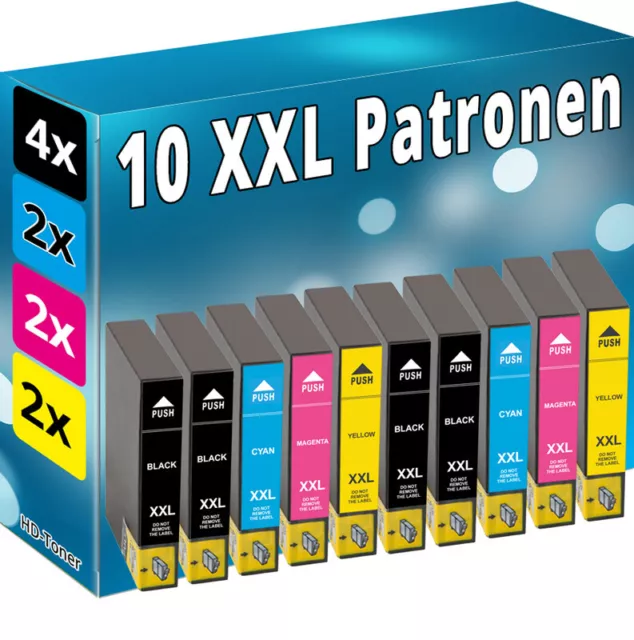 10x TINTE PATRONEN für Epson XP245 XP342 XP442 XP235 XP332 XP335 XP432 XP435 Set