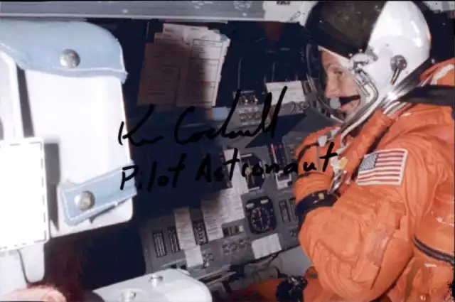 Kenneth Ken Cockrell Signed 4x6 Photo NASA Space Shuttle Astronaut Autograph