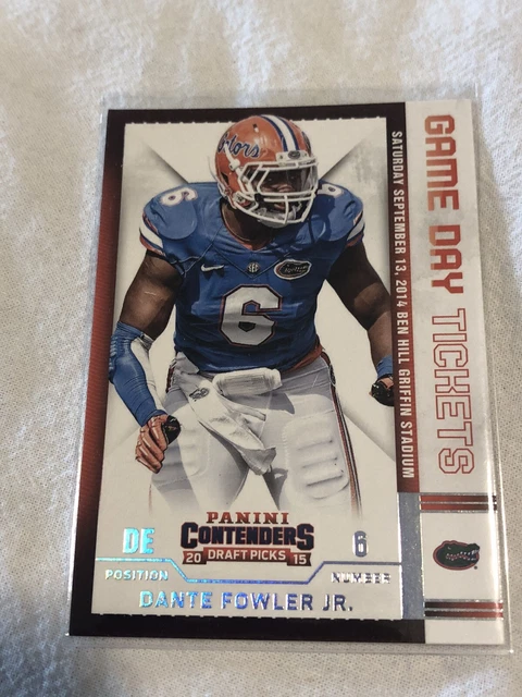 2015 Panini Contenders Draft Picks Game Day Tickets Dante Fowler JR. #12
